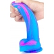 Dildo Banadick 15 x 4cm Blau-Rosa