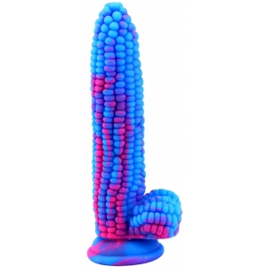 F*CK MY COLOR Consolador Corn 16 x 4cm Azul-Rosa