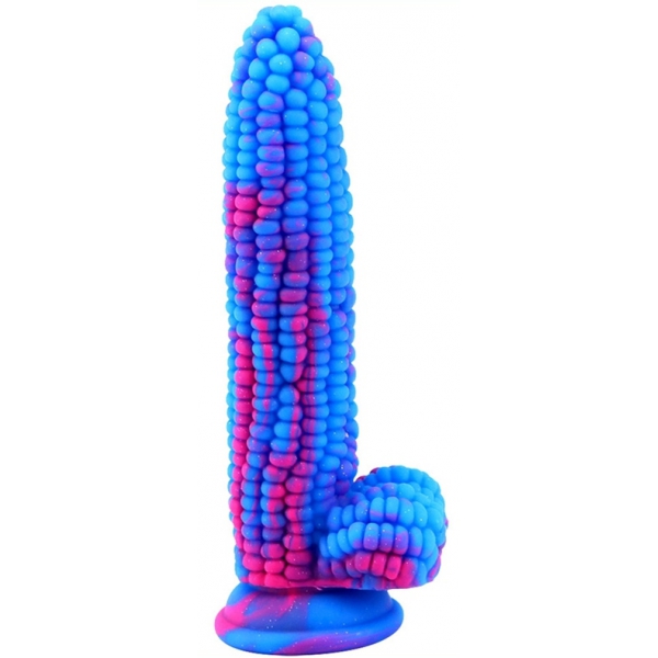 Dildo Mais 16 x 4cm Blau-Rosa