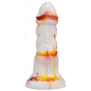 F*CK MY COLOR Dildo Nox 18 x 6cm Bianco-Arancione