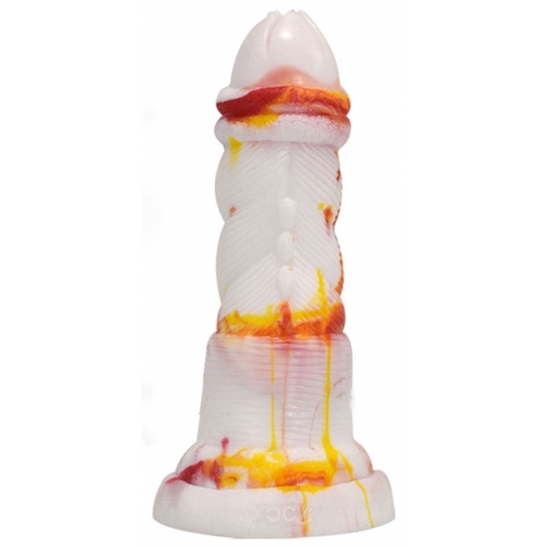 Dildo Nox 18 x 6cm Bianco-Arancione