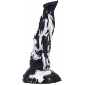 F*CK MY COLOR Dildo Lupkal 19 x 5.5cm Black-White