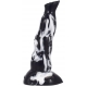 Dildo Lupkal 19 x 5,5 cm Nero-Bianco