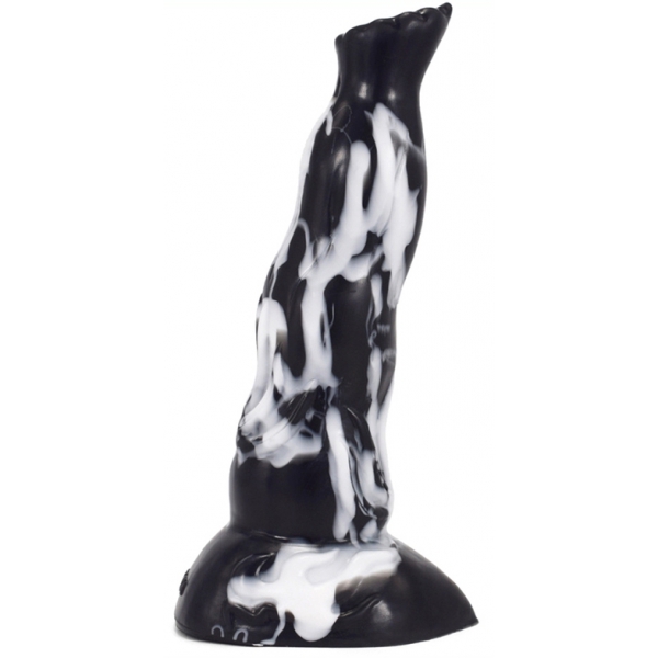 Dildo Lupkal 19 x 5,5cm Schwarz-Weiß