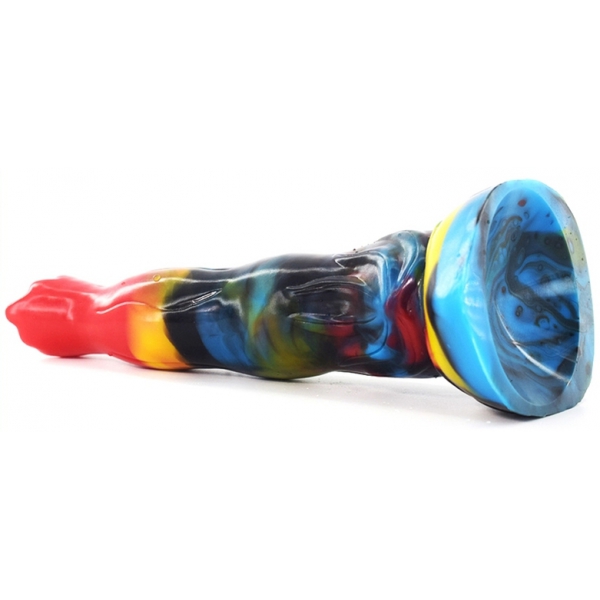 Graffiti Multicolor Butt Plug - 04 Red