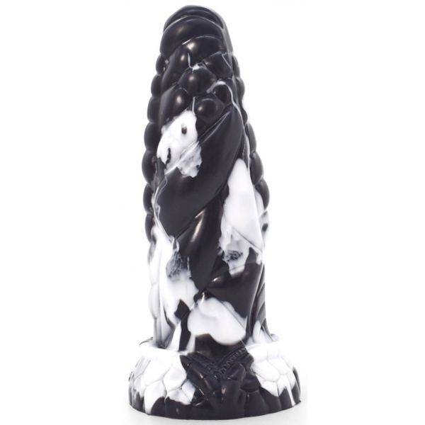 Dildo Pythor 17 x 6cm Black-White