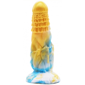 F*CK MY COLOR Dildo Fheniks 18 x 6 cm oro-blu