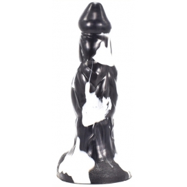 Wolorz Dildo 20 x 6cm Schwarz-Weiß