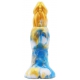 Dildo Wolorz 20 x 6cm Gold-Blue