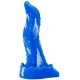 Hagedis Dildo 20 x 5cm Blauw-Wit