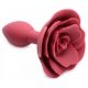 Plug Booty Blum in silicone con rosa 7,5 x 3 cm