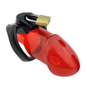 CockLock Rickers Chastity Cage 9 x 3cm Vermelho