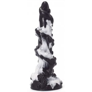 F*CK MY COLOR Dildo Seapok 19 x 6cm Black-White