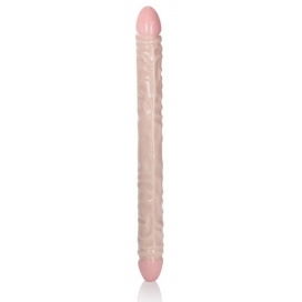 Calexotics Dildo doppio avorio Duo Veined XL 45 x 4 cm