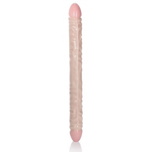 Doppeldildo Ivory Duo Veined XL 45 x 4cm