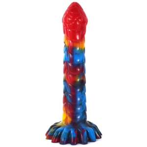 F*CK MY COLOR Graffiti Multicolor Butt Plug - 20 Red