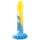 Graffiti Multicolor Butt Plug - 20 Yellow