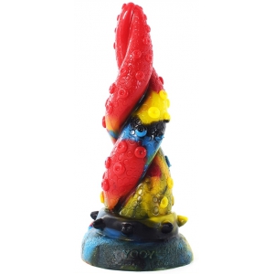 F*CK MY COLOR Dildo Tentamix 15 x 5,5cm Multicor