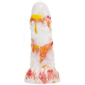 F*CK MY COLOR Dildo Toadyk 17 x 6cm White-Orange