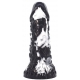 Toadyk Dildo 17 x 6cm Schwarz-Weiß