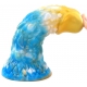 Toadyk Dildo 17 x 6cm Gold-Blue