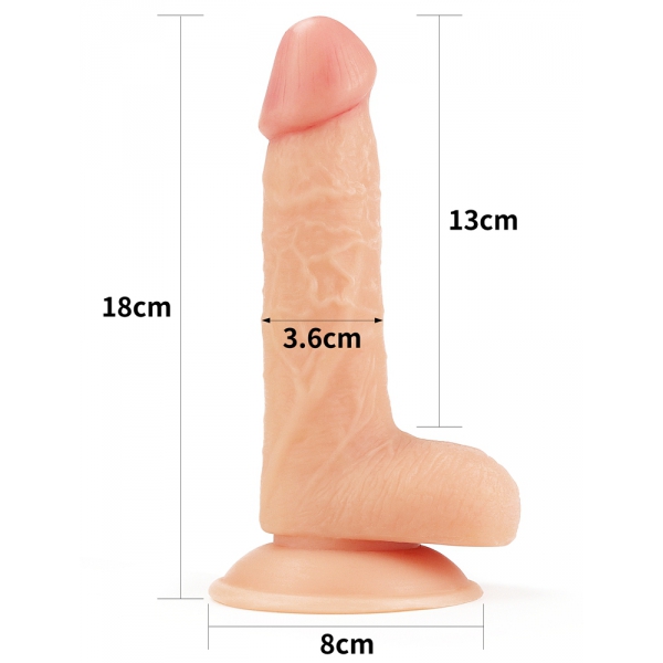 Dildo realistico Soft Dude 13 x 3,5 cm