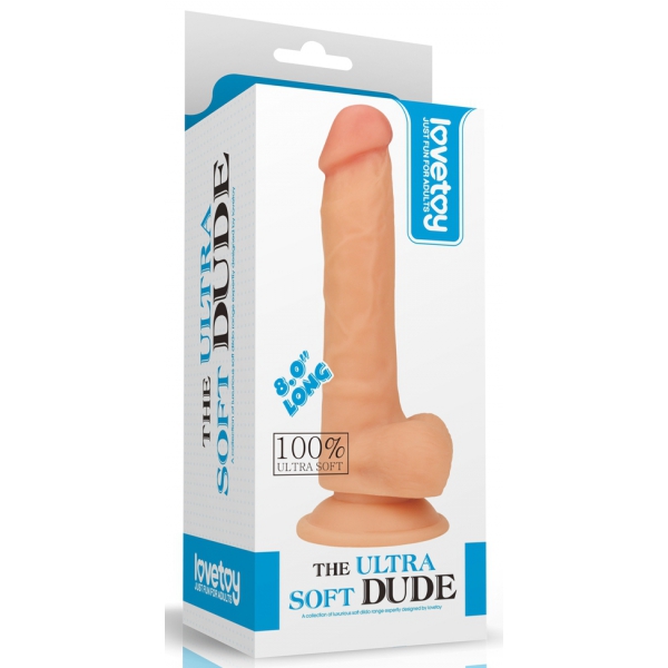 Consolador realista Soft Dude 15 x 4cm