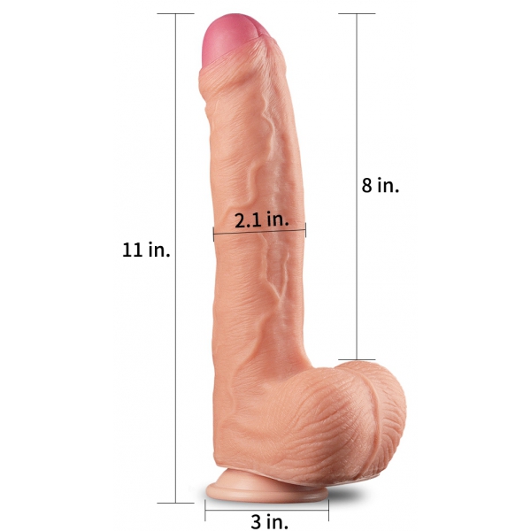 Realistischer Dildo King Size Nature Cock 20 x 5cm