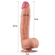 Realistische King Size Sterke Natuur Cock 22 x 5.7cm