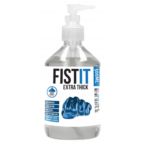 Fist It Extra Thick Water Lube - Frasco de 500ml