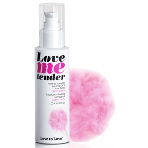 Love to Love Óleo de massagem Love Me Tender Cotton Candy Massage 100ml