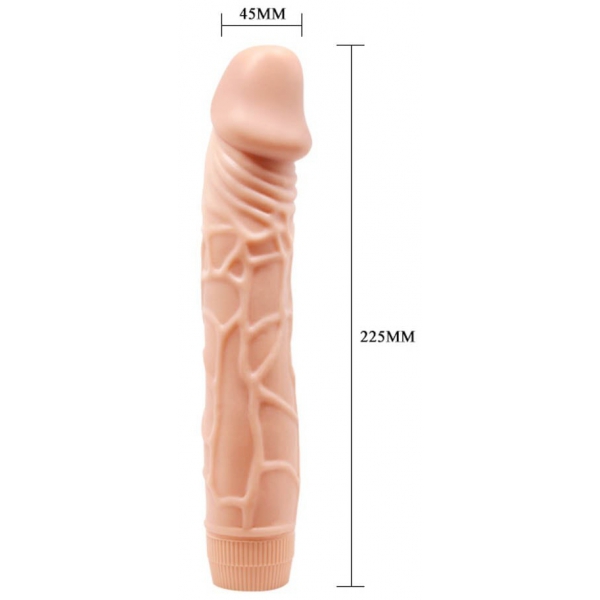 Dildo vibratório Baile Bob 20 x 4,5cm