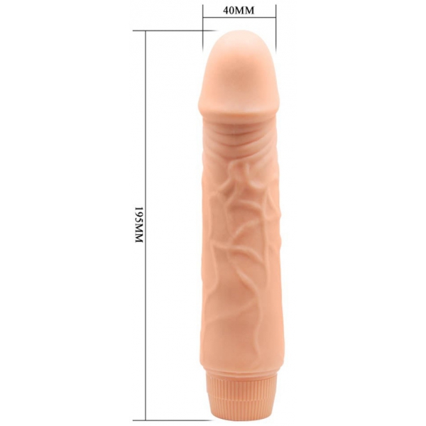 Dildo vibratório Baile Jeff 17 x 4cm