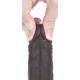 Sliding Skin Dildo 13 x 3.5cm Bruin