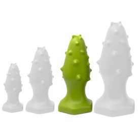 ToppedMonster Monster Spike Silicone Plug L 14 x 5.5cm Green