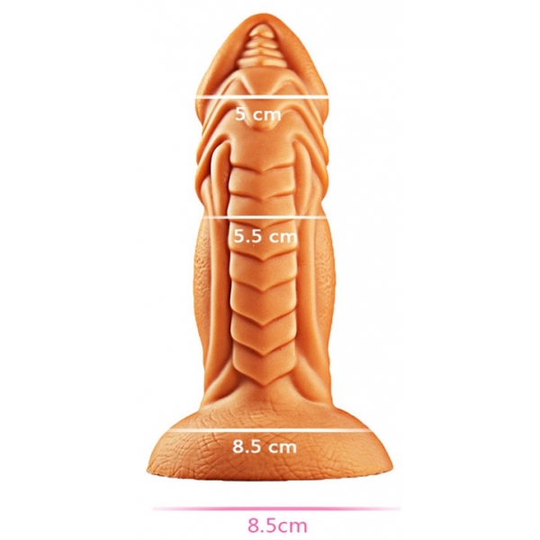 Fishy silicone dildo 18 x 5.5cm