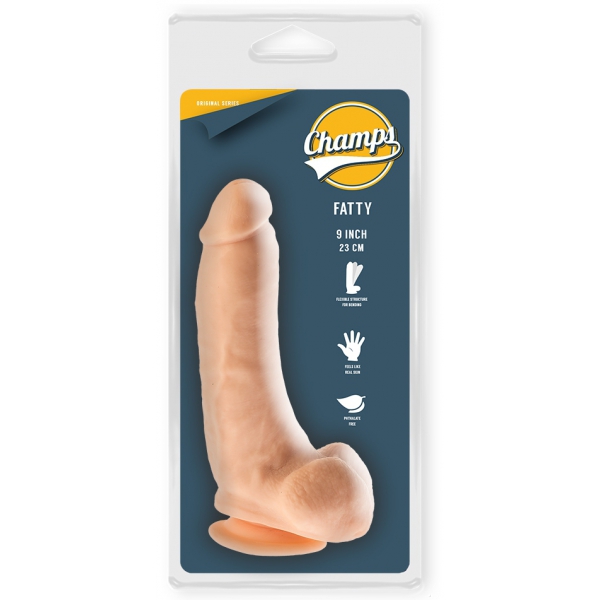 Dildo Realistico Fatty Champs 17 x 4,7 cm