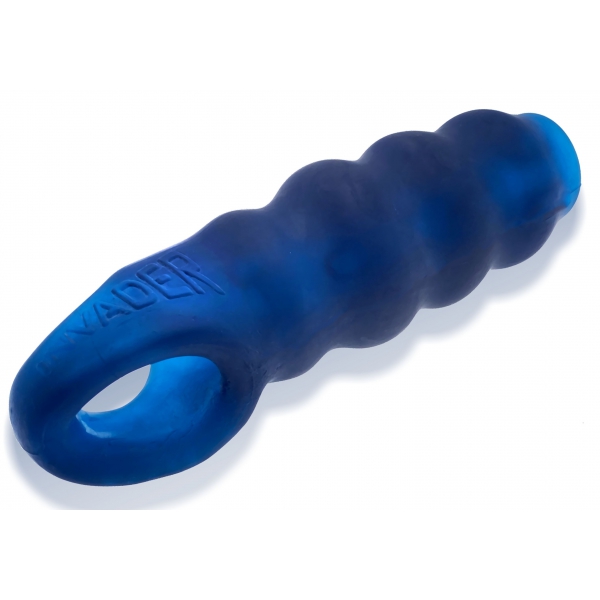 Oxballs Invader manica per pene 13 x 5cm Blu