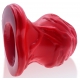 Plug Tunnel Oxballs PigHole Squeal FF 13 x 11,5 cm Rosso