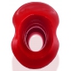 Plug Tunnel Anal Oxballs PIGHOLE SQUEAL FF 13 x 11.5cm Rouge