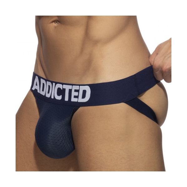 Jockstrap PUSH UP MESH Navy