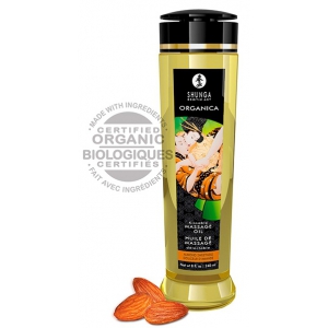 Shunga Organic massage oil Kissable Sweet Almond 240mL