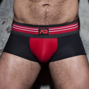 AD Fetish Boxer DOUBLE STRIPE Black-Red