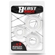 Lot de 3 Anneaux péniens souples BEAST Transparents