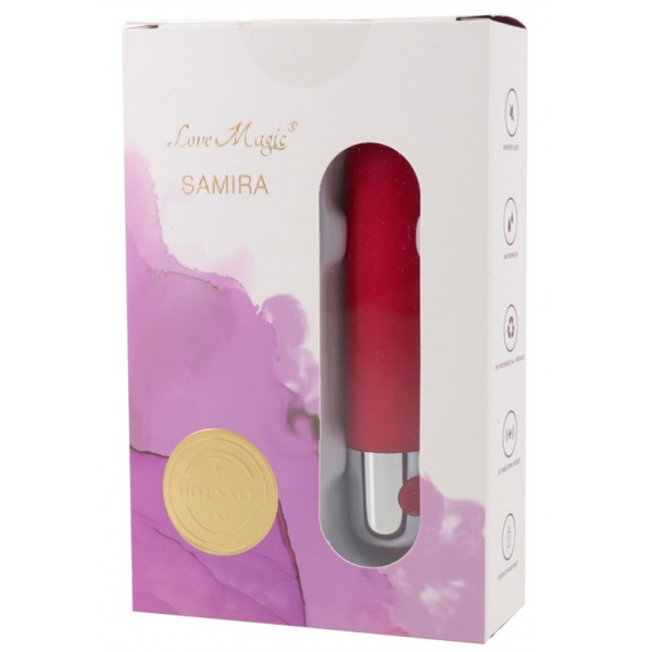 Mini Vibrator Samira 10 x 1.5cm Rot