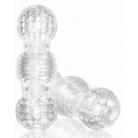 M For Men Zachte Masturbator 3 Ballen M voor Mannen 15cm