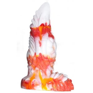 F*CK MY COLOR Dildo Rhegax 16 x 6,5 cm Bianco-Arancione