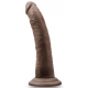 Dildo Realista de Pele Longa de Galo 17 x 4cm Castanho