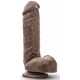 Realistic Dildo Mr D Dr Skin 17 x 5cm Brown