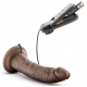 Consolador vibrador Dr. Dave Dr. Skin 18 x 4cm Marrón